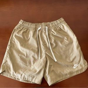 Tan Nike shorts